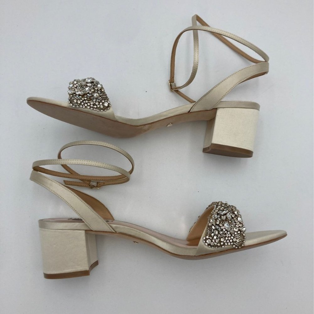 Badgley Mischka Women's Jada Heeled Sandal Size 10 - Picture 5 of 10